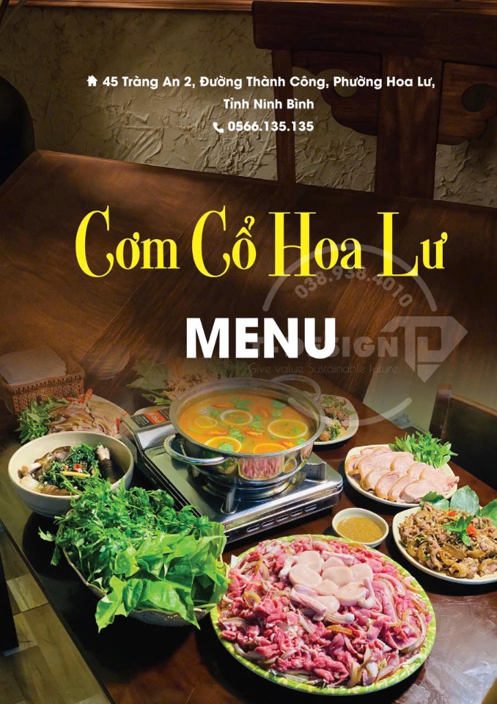 Bìa Thực Đơn