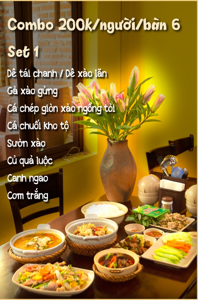 Combo 200k/người/bàn 6 - Set 1