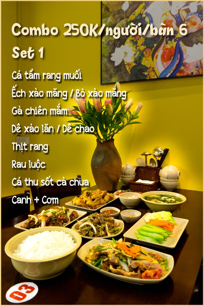 Combo 250k/người/bàn 6 - Set 1